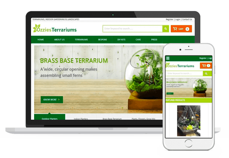 Ozziesterrariums - an Online Store to sell plants