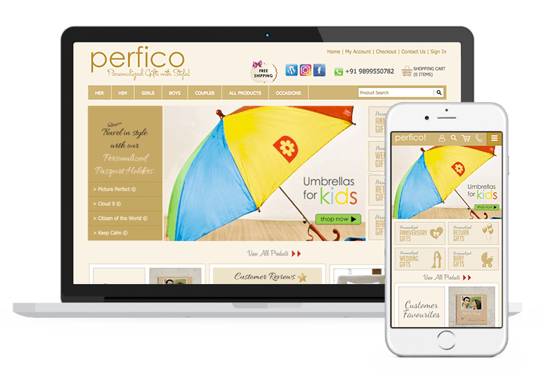 Store to Sell Personalised Gift Items Online by Perfico.com