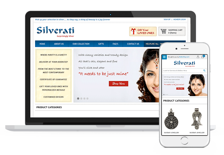 Sell Silver Jewellery Online