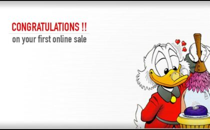 first online sale