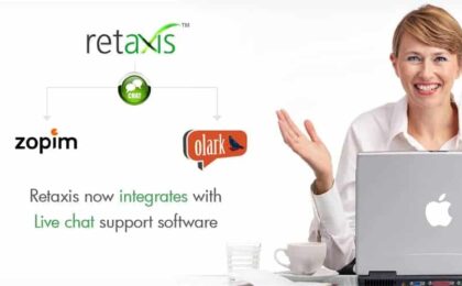 retaxis integrates live chat